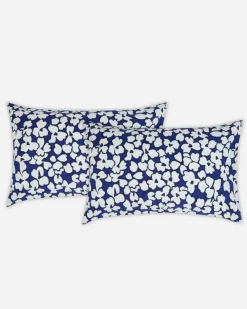 200 Thread Count Cotton Abstract Floral Pillowcase Pair*Jasper Conran Hot