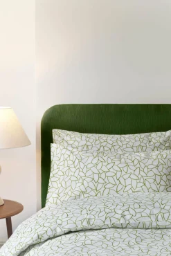 200 Thread Count Cotton Mini Leaves Duvet Cover Set*Jasper Conran Best Sale