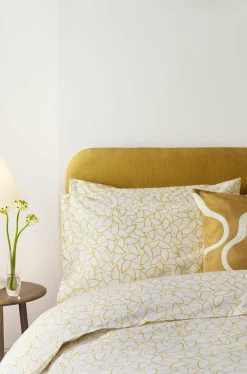 200 Thread Count Cotton Mini Leaves Pillowcase Pair*Jasper Conran Online