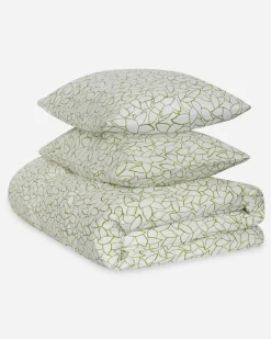 200 Thread Count Cotton Mini Leaves Duvet Cover Set*Jasper Conran Flash Sale