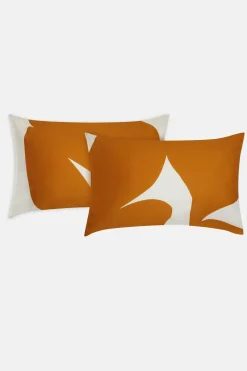 300 Thread Count Floral Leaf Print Pillow Case Pair*Jasper Conran Sale