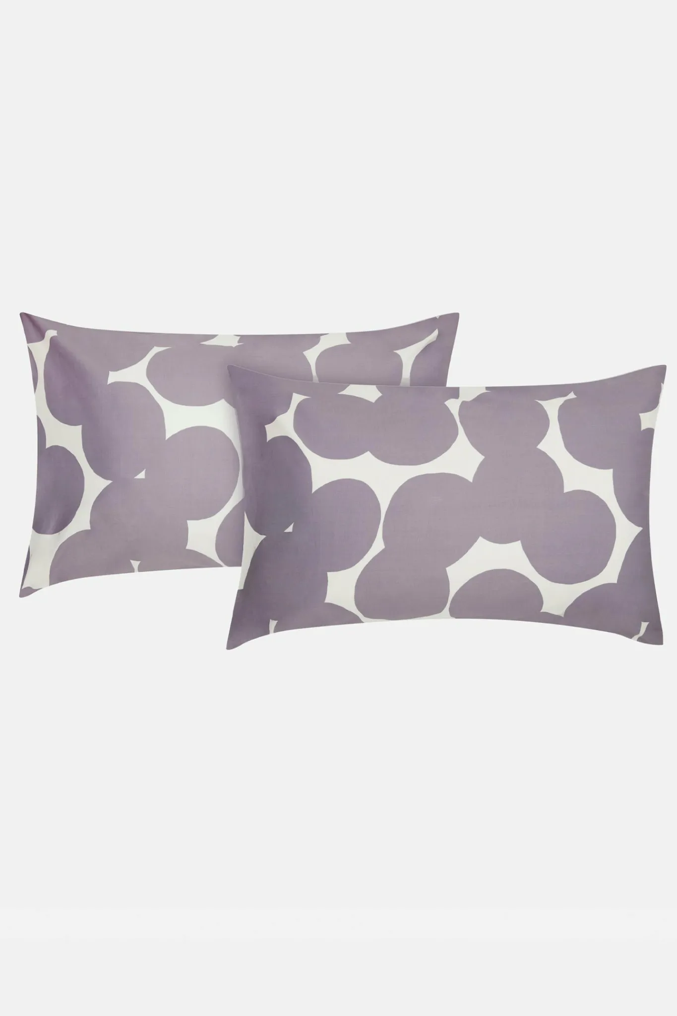 300 Thread Count Over Lapping Circles Pillow Case Pair*Jasper Conran Hot