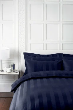 500 Thread Count Satin Stripe Duvet Cover*Jasper Conran Outlet