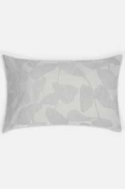 Abstract Leaf Jacquard Oxford Pillow Case*Jasper Conran Store
