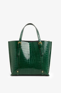 Alexis Leather Croc Grab Tote Bag*Jasper Conran Shop