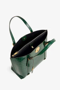 Alexis Leather Croc Grab Tote Bag*Jasper Conran Shop