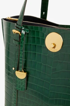 Alexis Leather Croc Grab Tote Bag*Jasper Conran Shop