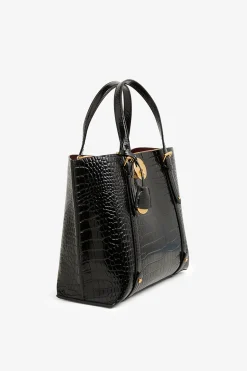 Alexis Leather Croc Grab Tote Bag*Jasper Conran Shop