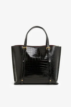 Alexis Leather Croc Grab Tote Bag*Jasper Conran Shop