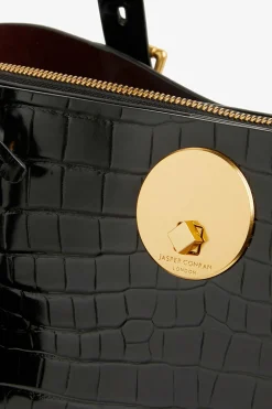 Alexis Leather Croc Grab Tote Bag*Jasper Conran Shop