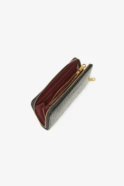 Alexis Leather Large Croc Zip Round Purse*Jasper Conran Cheap