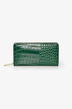 Alexis Leather Large Croc Zip Round Purse*Jasper Conran Cheap
