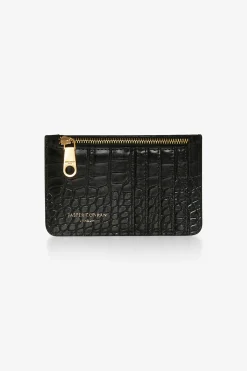 Amber Croc Zip Coin & Card Holder*Jasper Conran New