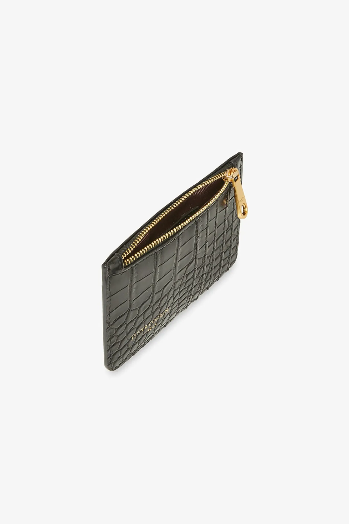 Amber Croc Zip Coin & Card Holder*Jasper Conran Best Sale