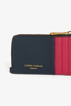 Astrid Leather Zip Coin & Card Holder*Jasper Conran Clearance