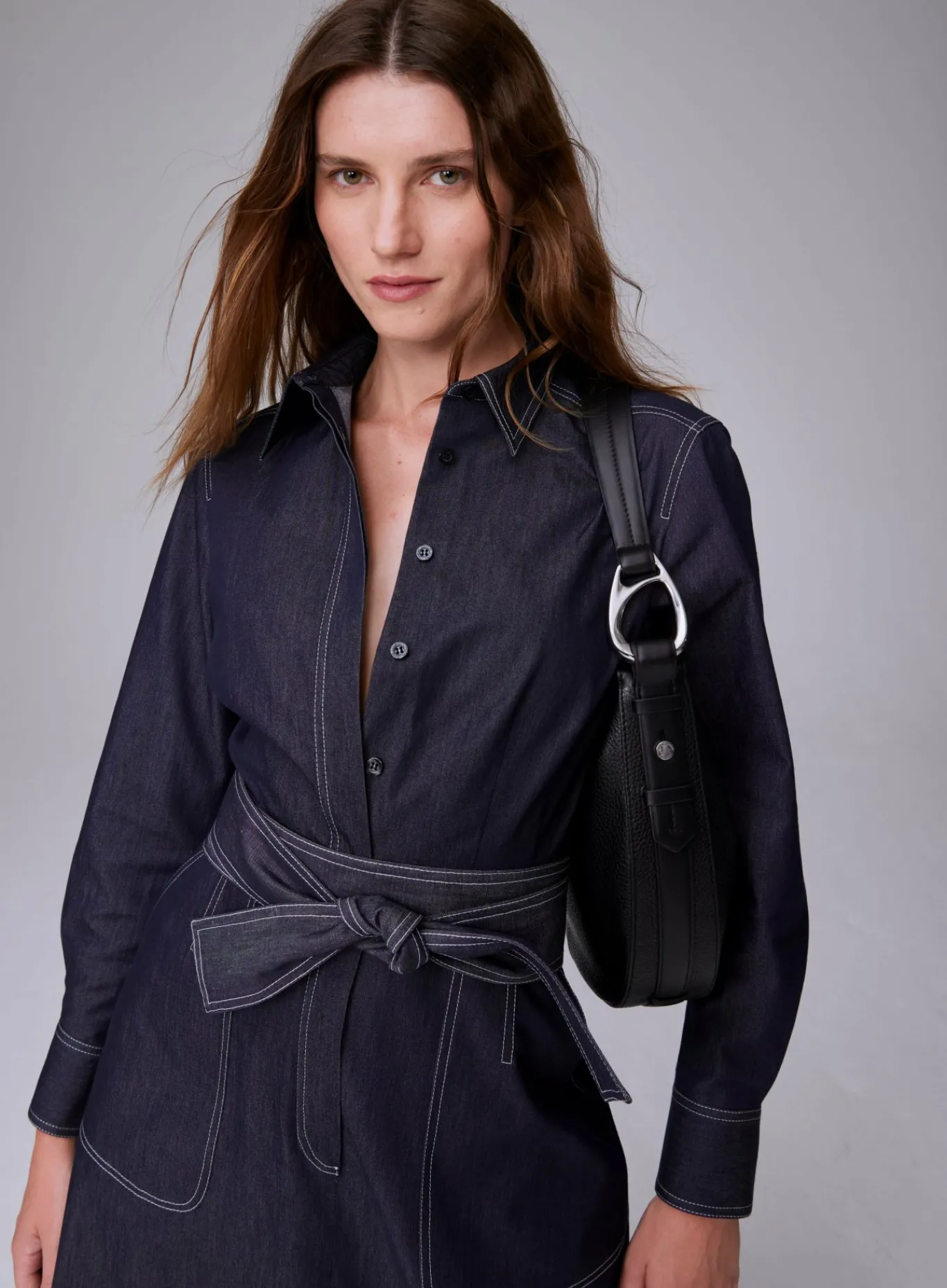 Bee Leather Scoop Shoulder Bag*Jasper Conran Shop
