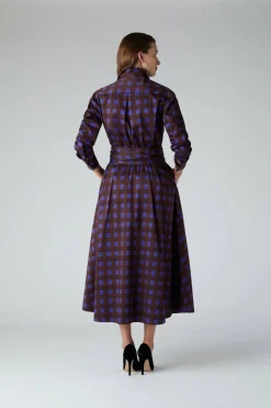 Blythe Checkered Full Skirt Shirt Dress*Jasper Conran Flash Sale