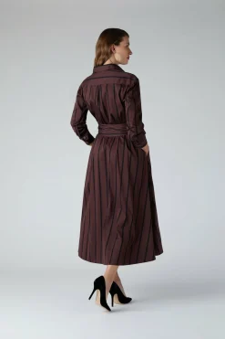 Blythe Stripe Full Skirt Shirt Dress*Jasper Conran New