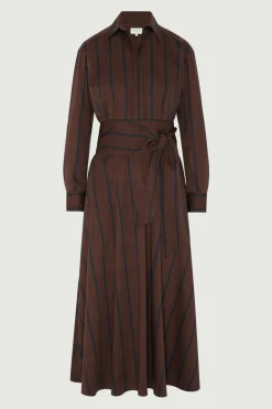 Blythe Stripe Full Skirt Shirt Dress*Jasper Conran New