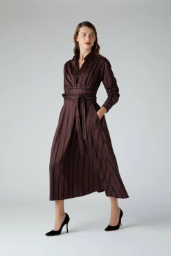 Blythe Stripe Full Skirt Shirt Dress*Jasper Conran Fashion