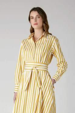 Blythe Striped Full Skirt Shirt Dress*Jasper Conran Online