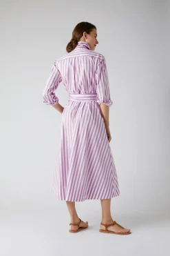 Blythe Striped Full Skirt Shirt Dress*Jasper Conran Online