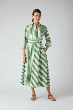 Blythe Striped Full Skirt Shirt Dress*Jasper Conran Online