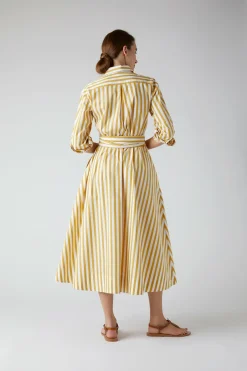 Blythe Striped Full Skirt Shirt Dress*Jasper Conran Shop