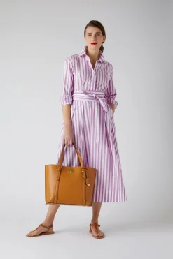 Blythe Striped Full Skirt Shirt Dress*Jasper Conran Shop