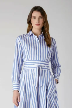 Blythe Striped Full Skirt Shirt Dress*Jasper Conran Shop
