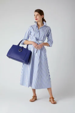 Blythe Striped Full Skirt Shirt Dress*Jasper Conran Sale