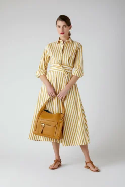 Blythe Striped Full Skirt Shirt Dress*Jasper Conran Outlet