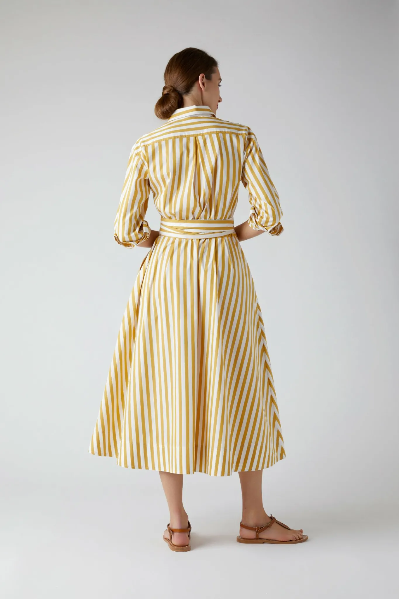 Blythe Striped Full Skirt Shirt Dress*Jasper Conran Outlet