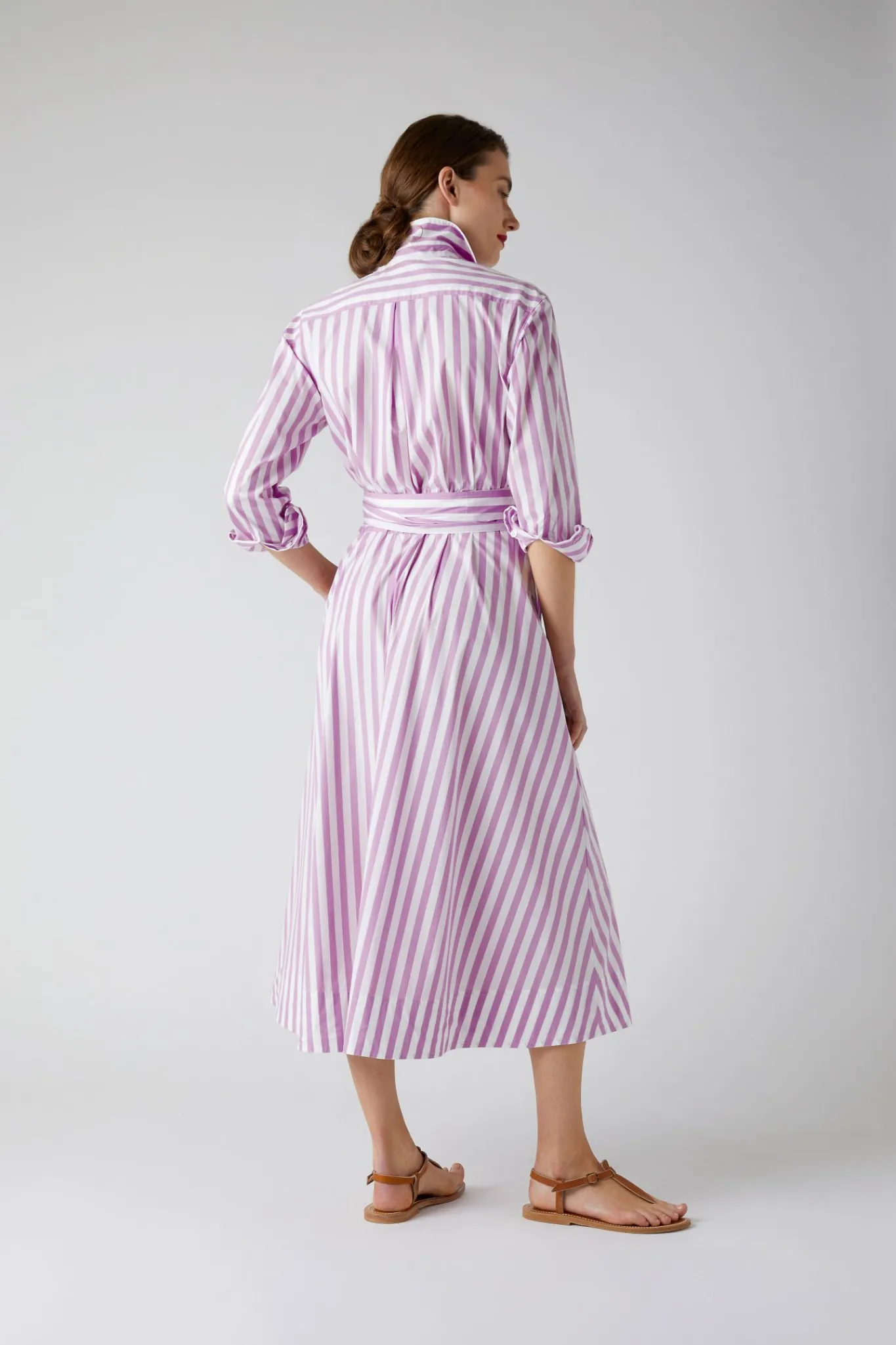 Blythe Striped Full Skirt Shirt Dress*Jasper Conran Outlet