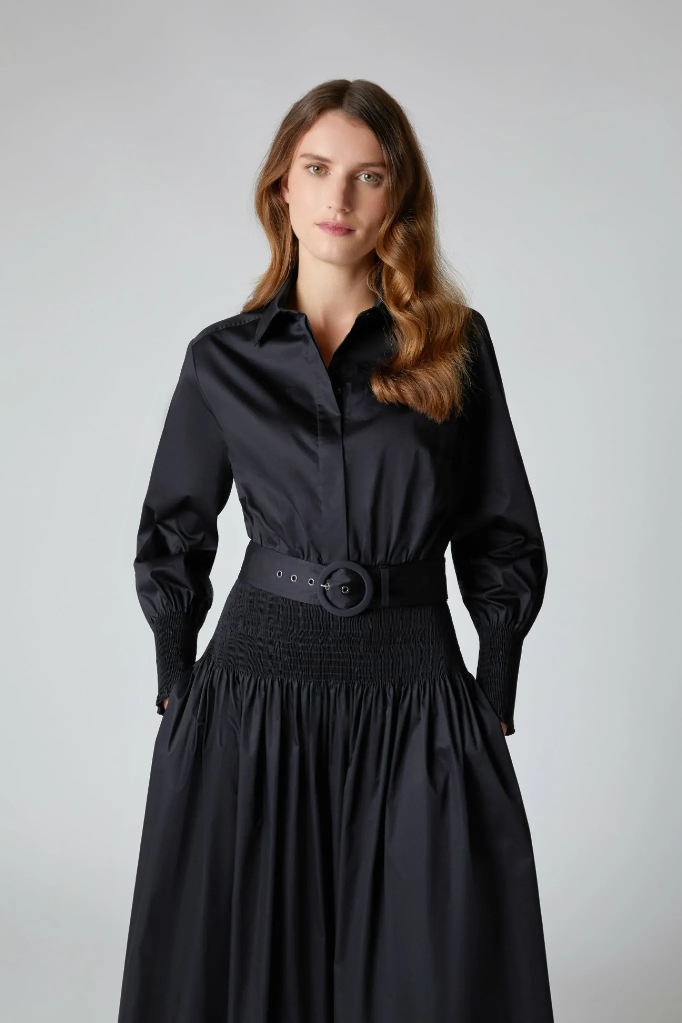 Carrie Shirred Waist Shirt Dress*Jasper Conran Cheap