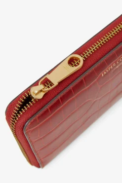 Celia Leather Croc Large Purse*Jasper Conran Cheap