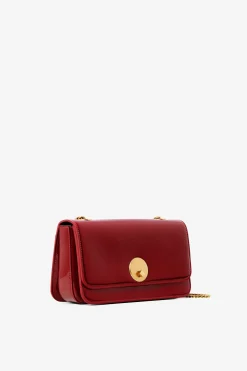 Celia Leather Patent Chain Strap Evening Bag*Jasper Conran New