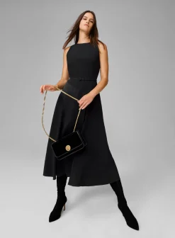 Celia Leather Patent Chain Strap Evening Bag*Jasper Conran New
