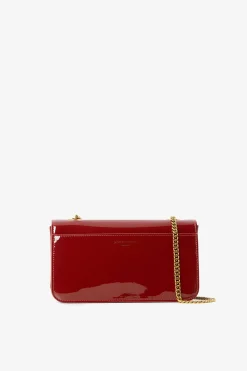 Celia Leather Patent Chain Strap Evening Bag*Jasper Conran New