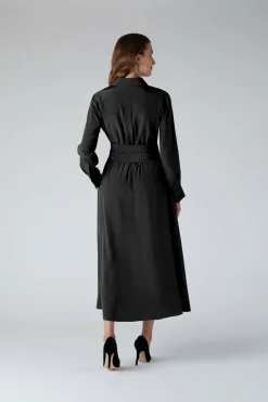 Celia Silk Full Skirt Shirt Dress*Jasper Conran Best