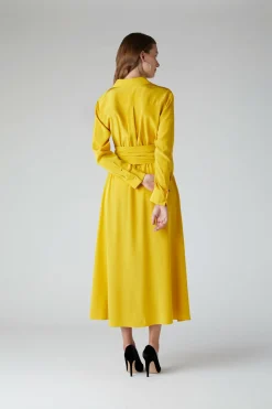 Celia Silk Full Skirt Shirt Dress*Jasper Conran Best
