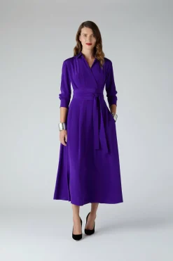 Celia Silk Full Skirt Shirt Dress*Jasper Conran Clearance