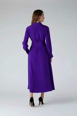 Celia Silk Full Skirt Shirt Dress*Jasper Conran Clearance