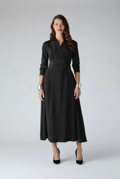 Celia Silk Full Skirt Shirt Dress*Jasper Conran Clearance