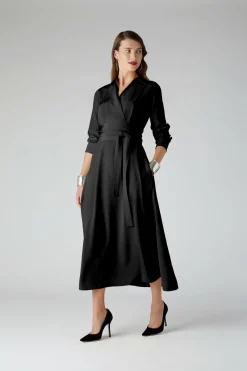 Celia Silk Full Skirt Shirt Dress*Jasper Conran New