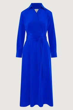 Celia Silk Full Skirt Shirt Dress*Jasper Conran New