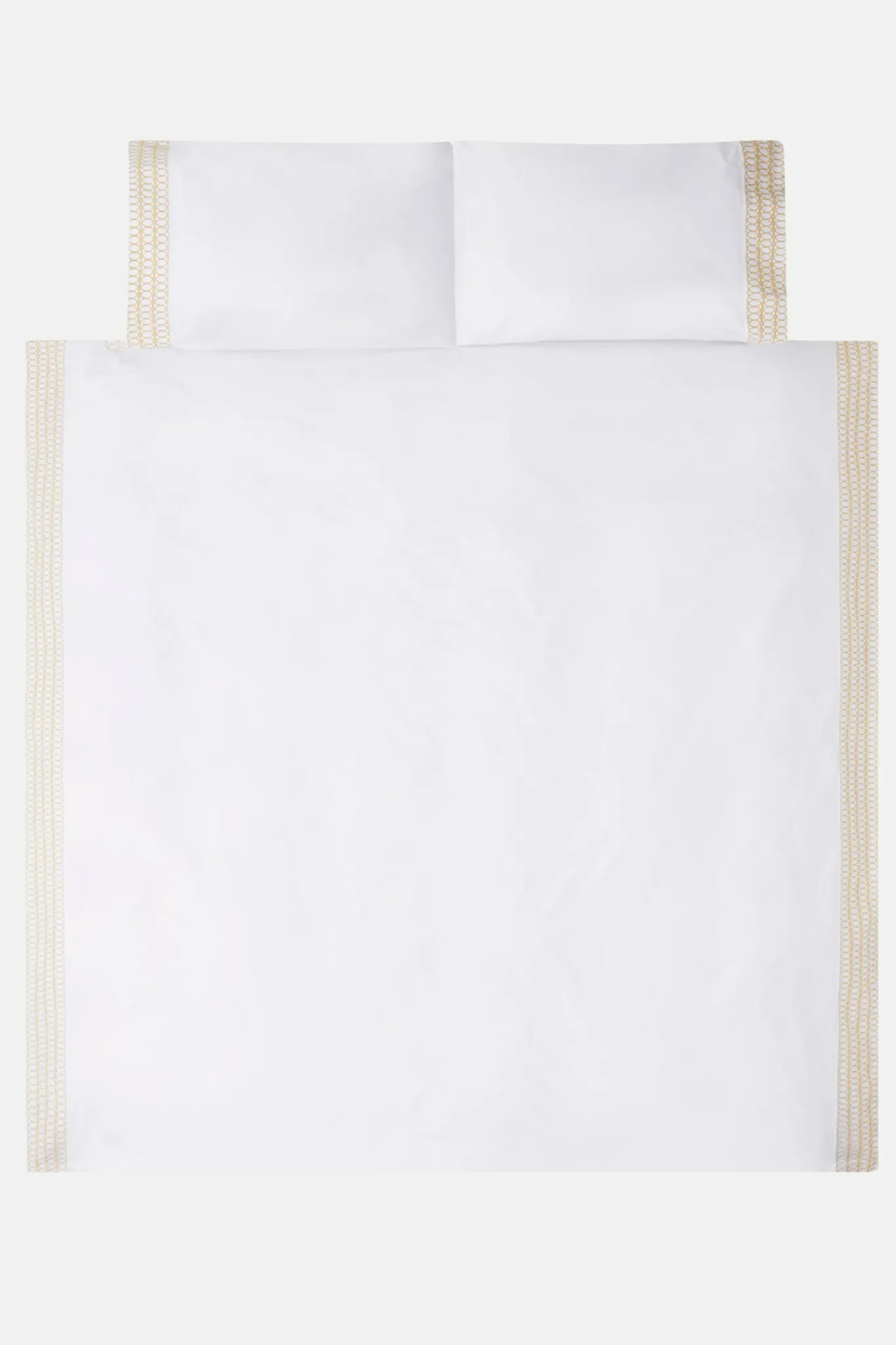Circles Embroidered Border Duvet Cover*Jasper Conran Outlet