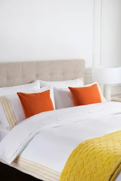 Circles Embroidered Border Duvet Cover*Jasper Conran Clearance