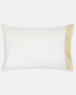 Circles Embroidered Border Pillow Case*Jasper Conran Hot