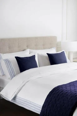 Circles Embroidered Border Pillow Case*Jasper Conran Clearance